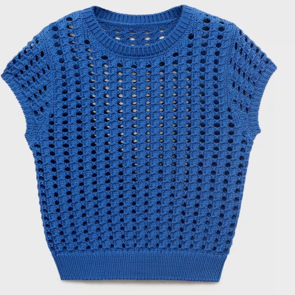 Blue Knit Sweater